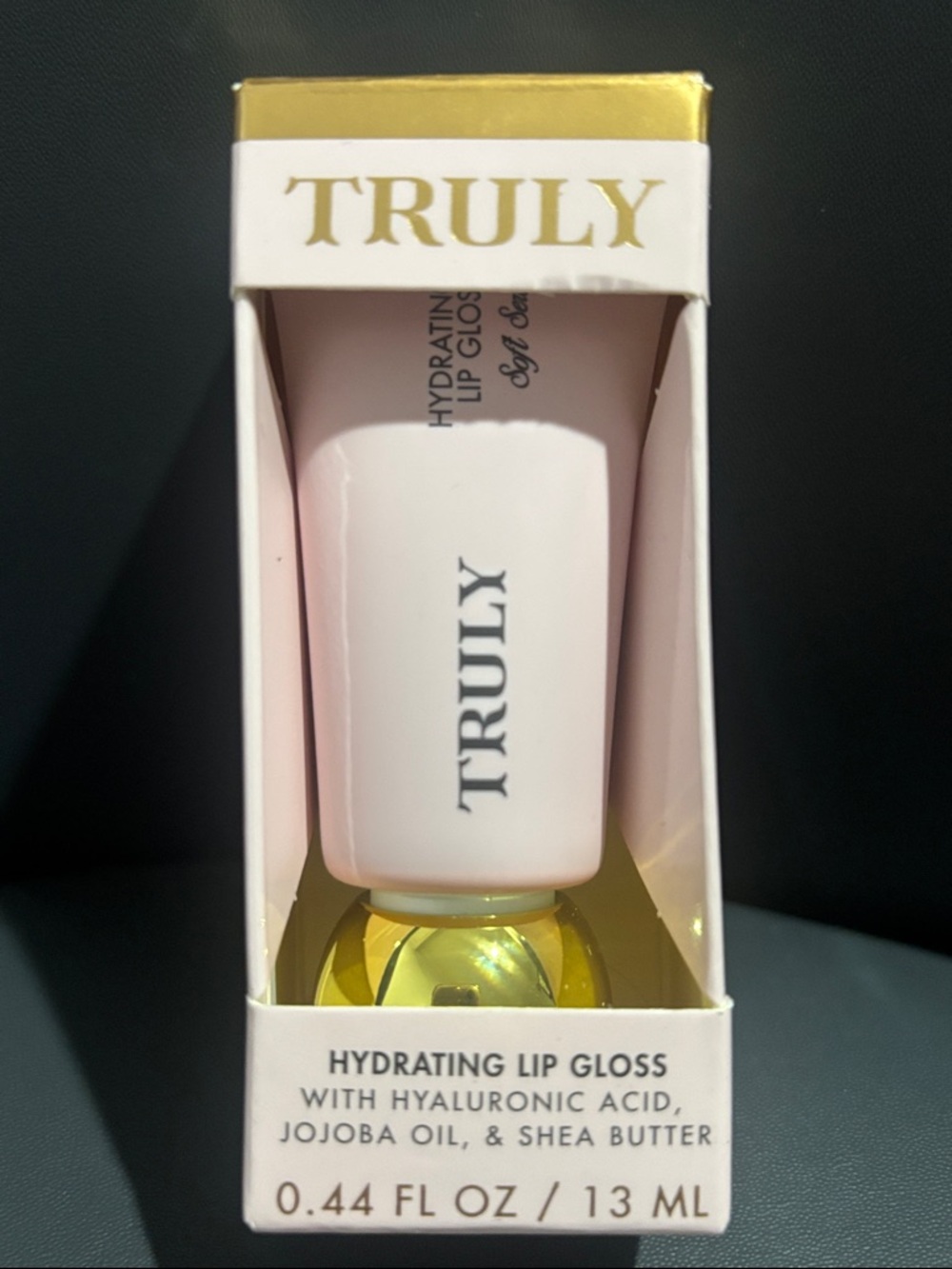 TRULY Hydrating Lip Gloss - Soft Pink & Gold Accents